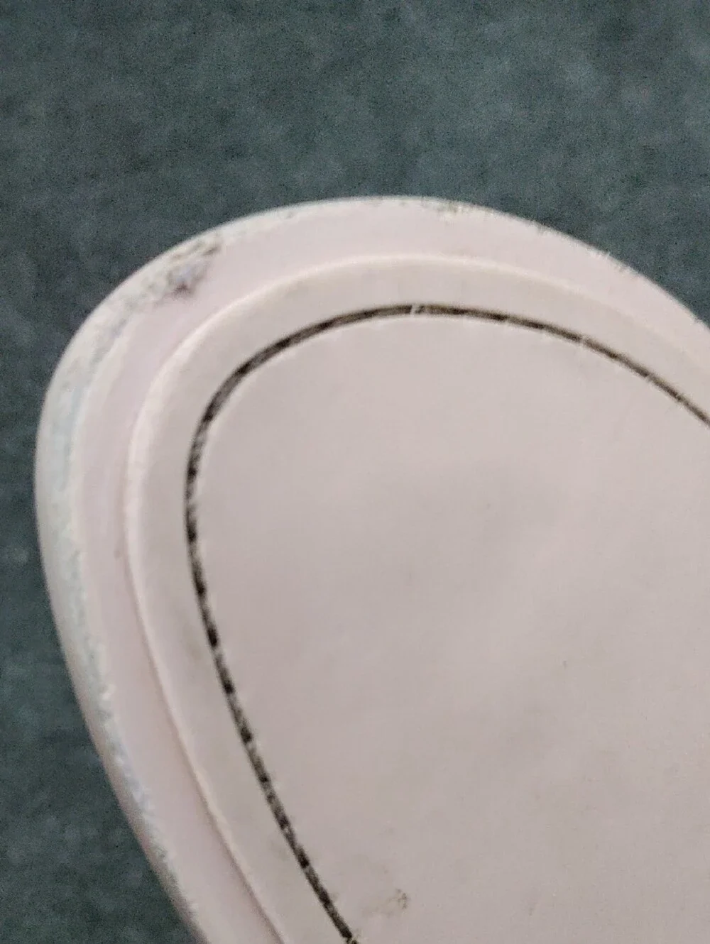 Tory Burch Light Pink Logo Leather Thong Sandals